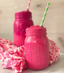 dragon fruit banana smoothie