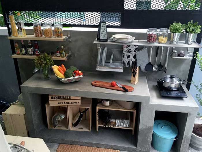 dapur kecil sederhana