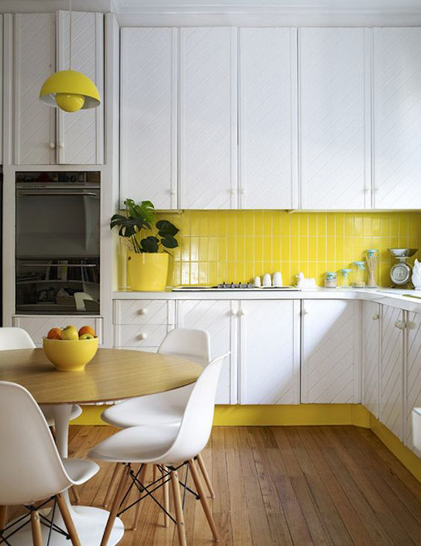 dapur minimalis dan colorful