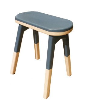 Kursi Stool Biru Minimalis