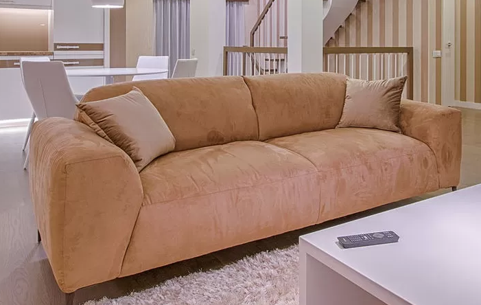 sofa suede