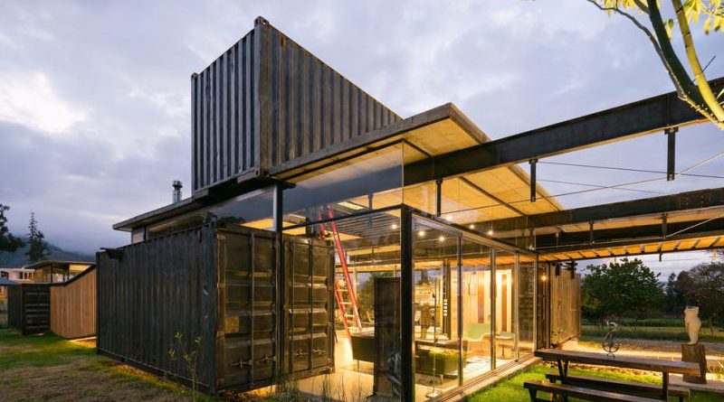 desain rumah container