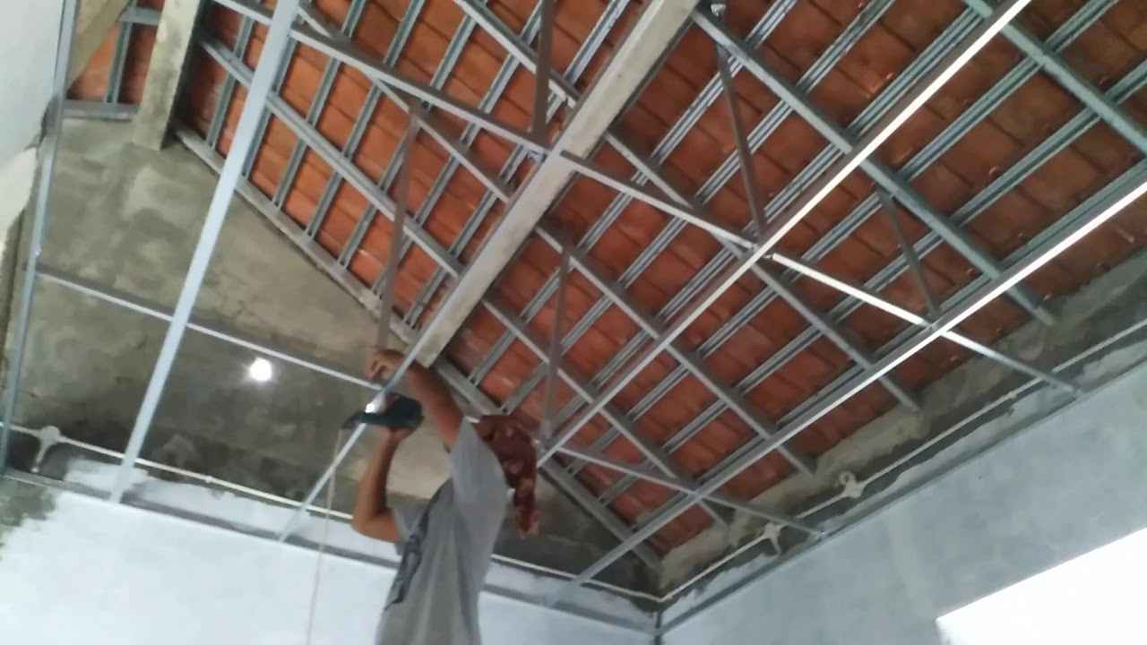 Cara Pasang Plapon Grc - Cara Memotong Dan Memasang Grc Untuk Plafon Rumah.