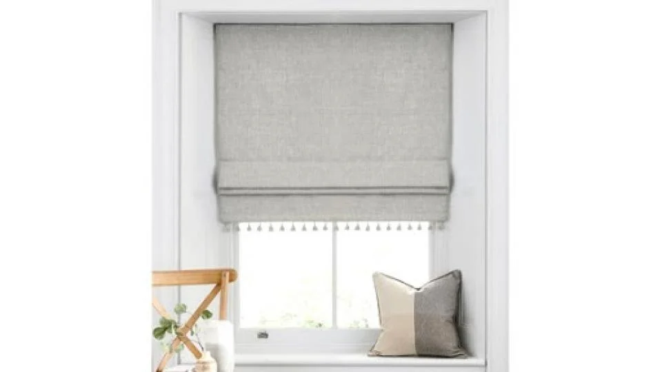 Next Tassel Edge Blackout Roman Blind