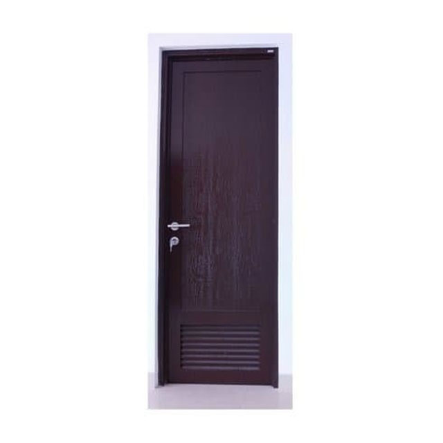 M2 2 BROWN solid pintu aluminium qhomemart