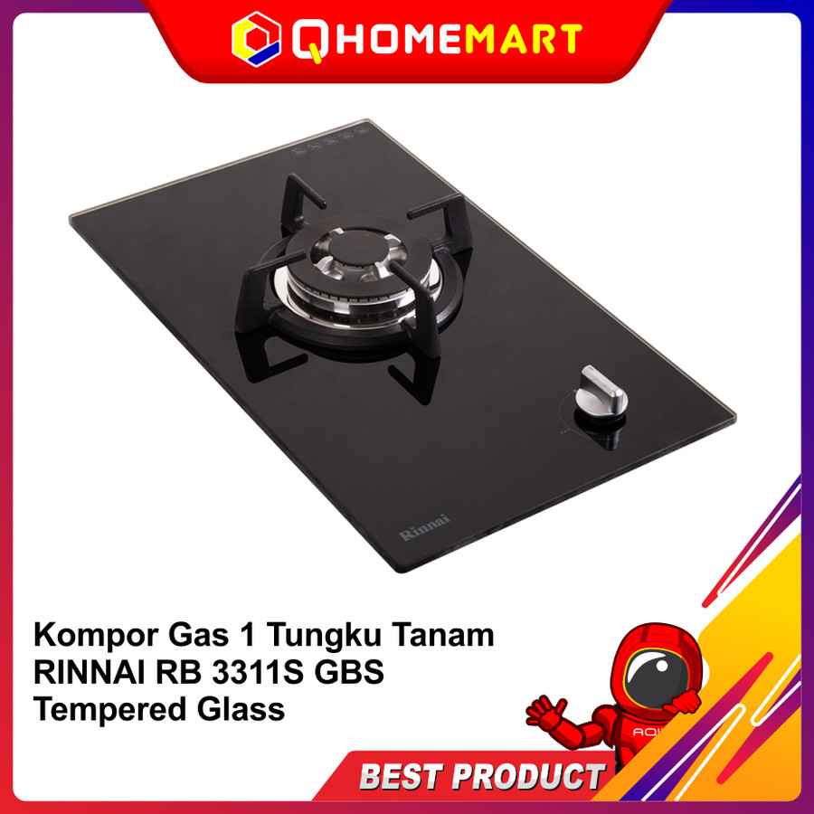 Kompor Gas 1 Tungku Tanam RINNAI RB 3311S