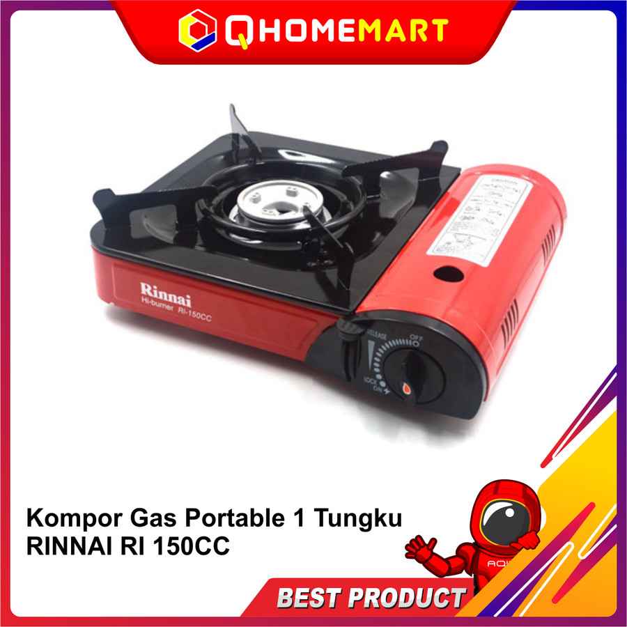 Kompor Gas Portable 1 Tungku RINNAI RI 150CC