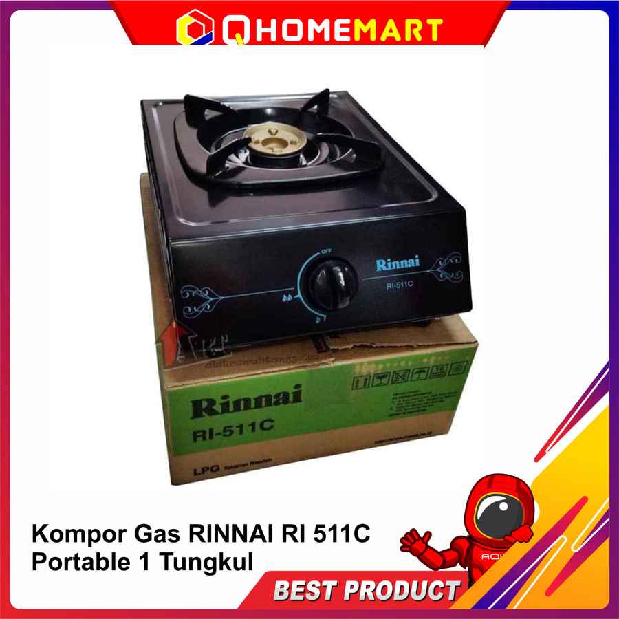 Kompor Gas RINNAI RI 511C Portable 1 Tungku