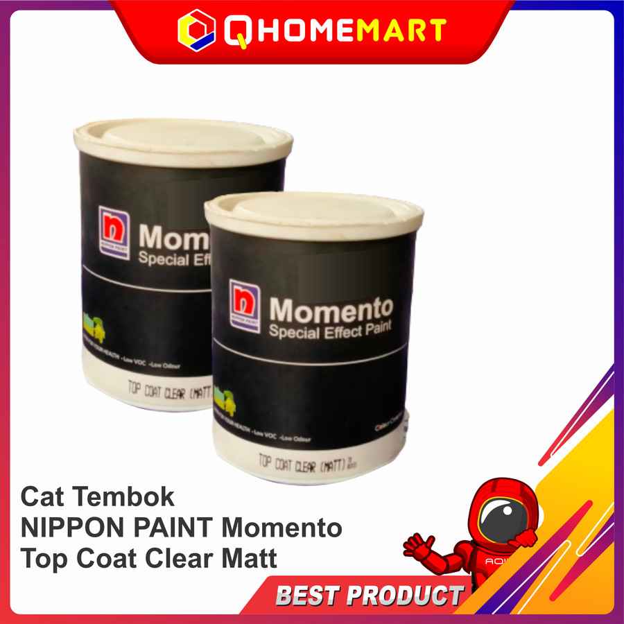 HARGA CAT TEMBOK NIPPONT PAINT MOMENTO TOP COAT