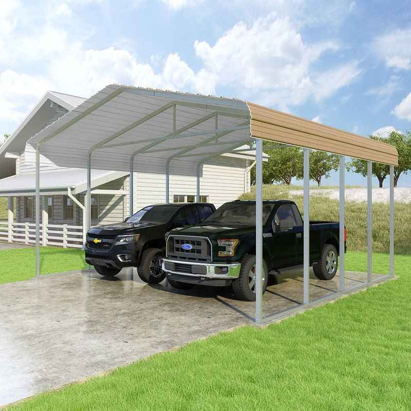 carport plesteran semi outdoor