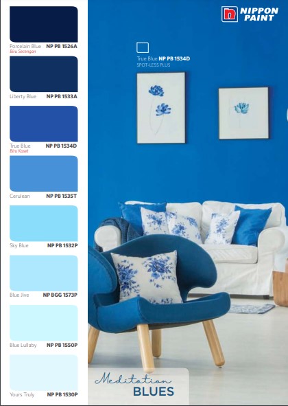 katalog warna biru nippont paint