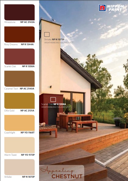 katalog warna chesnut nippont paint