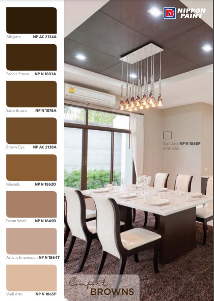 katalog warna coklat nippont paint