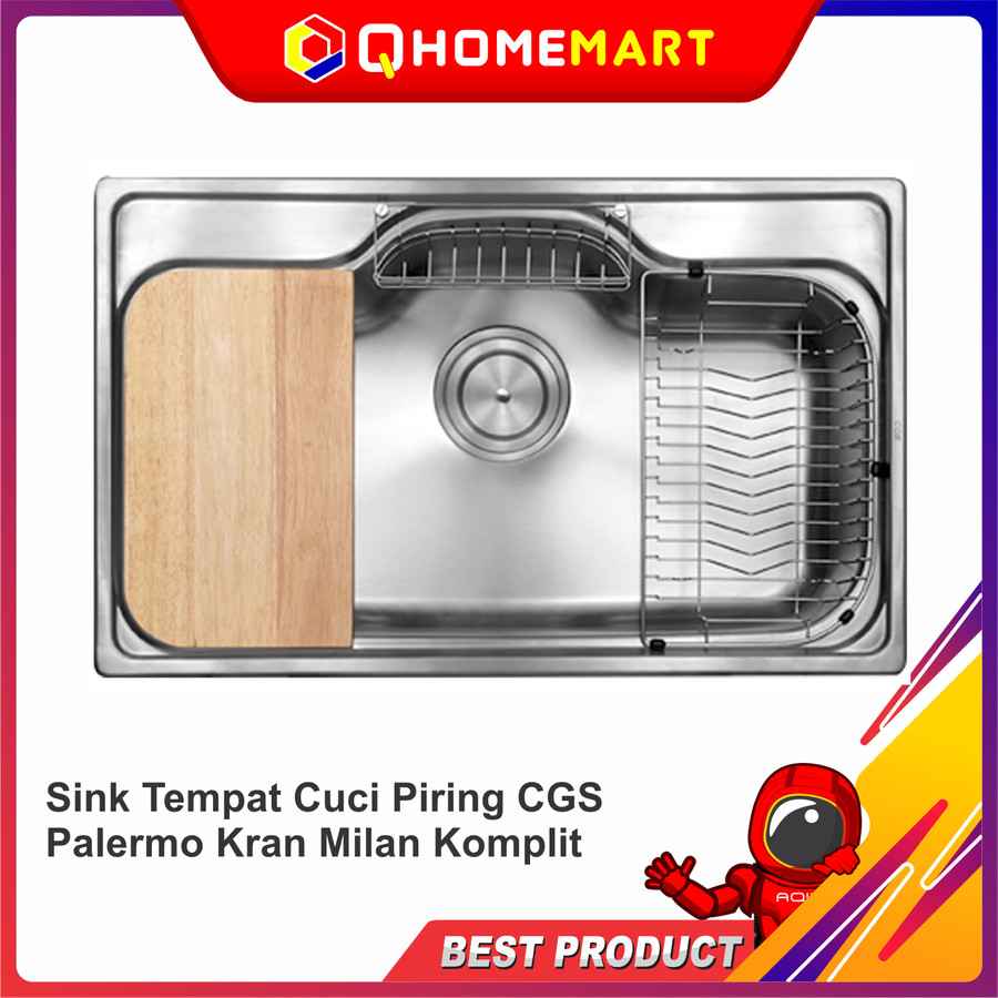 Sink Tempat Cuci Piring CGS Palermo stainless steel