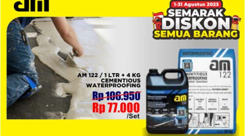 harga am 122 waterproofing