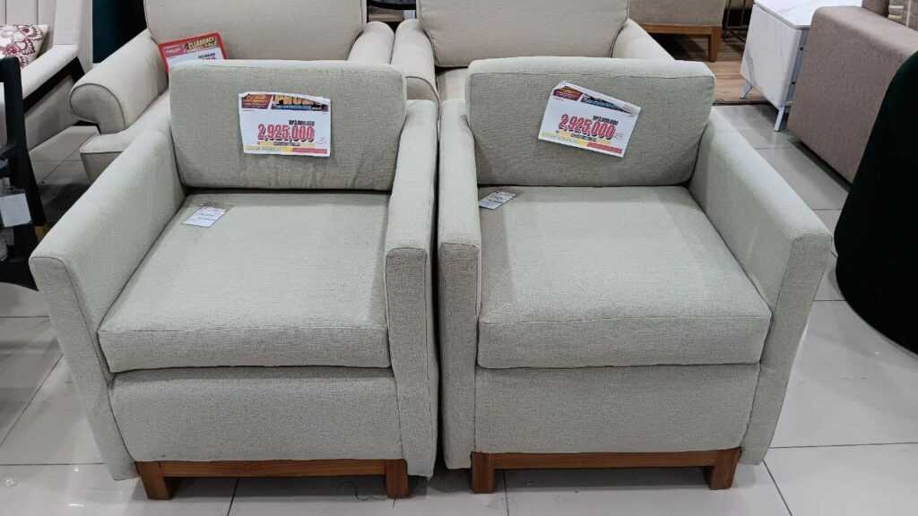 sofa single seat harga 2 jutaan 