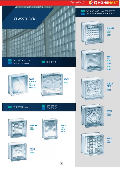 Glass block terlengkap di magelang