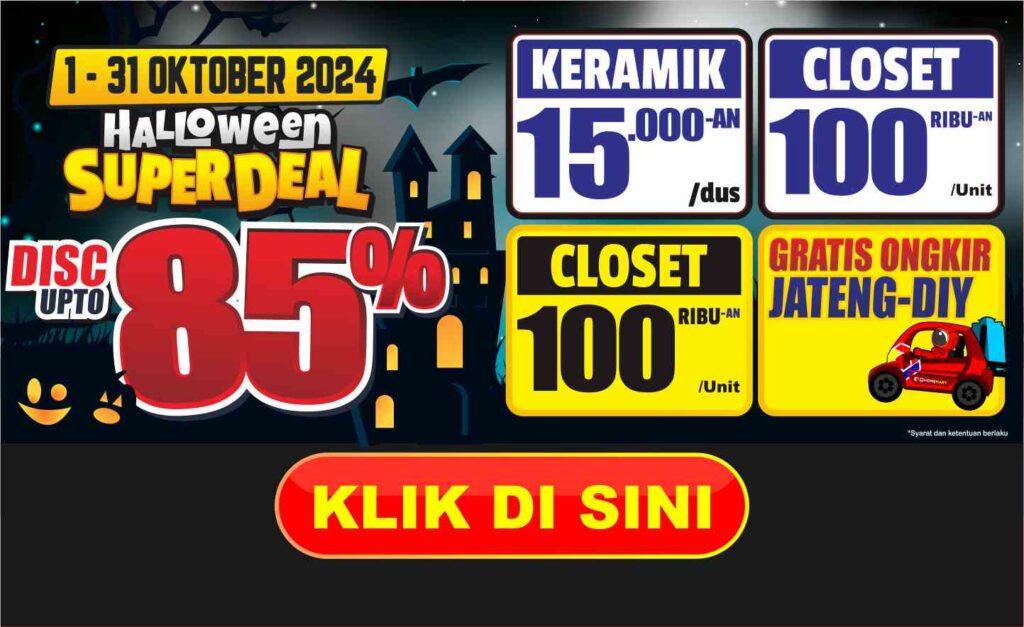 halloween qhomemart diskon up tp 85%