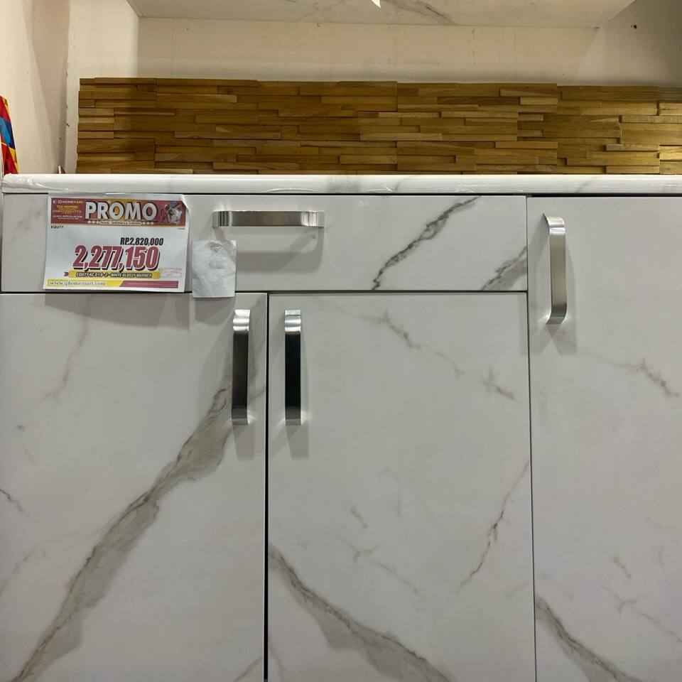 Meja Dapur Minimalis Motif Marble 