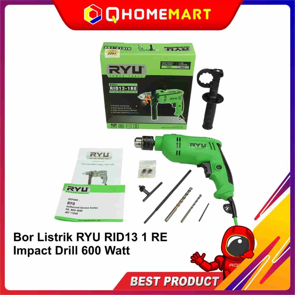 contoh bor impact drill ryu