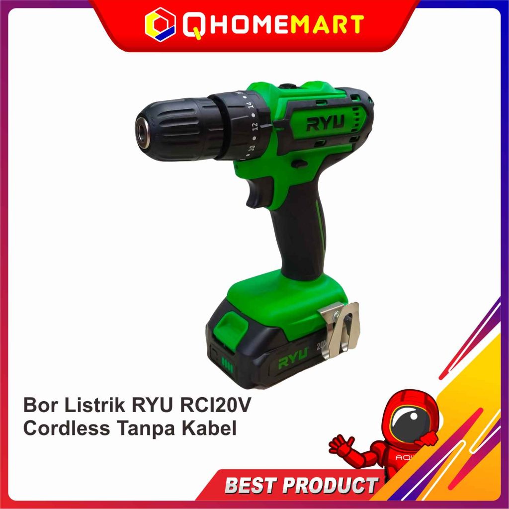 contoh bor listrik ryu tipe cordless