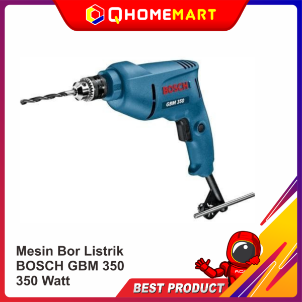 Mesin Bor Listrik BOSCH GBM 350 06011A95K0 350 Watt