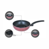 Wajan Anti Lengket KANGAROO KG653S Allu Frypan 24 Cm