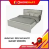 Giovenci Bed Divan Tempat Tidur White Glossy Modern - 160x200