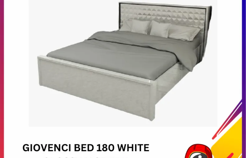 Giovenci Bed Divan Tempat Tidur White Glossy Modern - 160x200