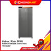 Kulkas 1 Pintu BEKO RSSO160K00K RSSO170K00K Dark Inox 155Liter 164 L - RSSO170K00K 164