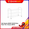 Rak Sepatu MAM1 M506 M505 M504 M503 Shoe Rack Tier 3 4 5 6 Susun Black - M-503 RAK 3, Hitam