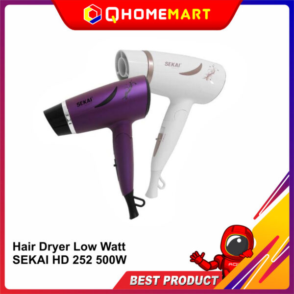 Hair Dryer Low Watt SEKAI HD 252 500W