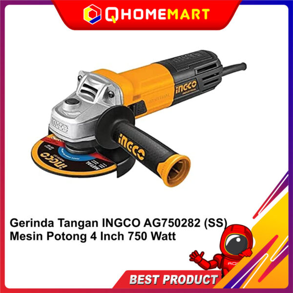 Gerinda Tangan INGCO AG750282 (SS) Mesin Potong 4 Inch 750 Watt